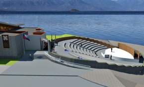 [FOTOS] Así será el anfiteatro al aire libre en el borde del Lago Villarrica
