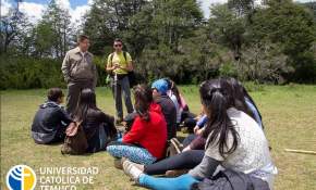 Alumnos de Liceos de La Araucanía participan de campamentos en Parques Nacionales 