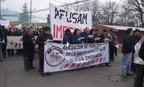 Paro Nacional: Marcha en Temuco empieza a calentar motores [FOTOS]