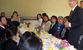 Director Nacional de Conadi y Ministro de Planificación compartieron con emprendedoras mapuche de La Araucanía