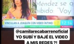 [FOTOS] El fuerte descargo de Leo Méndez contra Camila Recabarren por video de Joaquín
