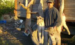 Publican fotografías y funan a asesino de pumas de la Patagonia