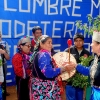 Imágenes de la Cumbre Mapuche en el Cerro Ñielol