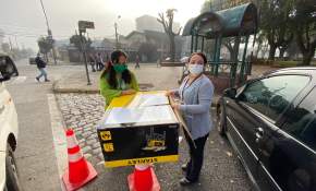 Aplausos para “Temucón Salud Solidaria”: Entregan 200 escudos faciales a funcionarios del Hospital Regional [FOTOS]